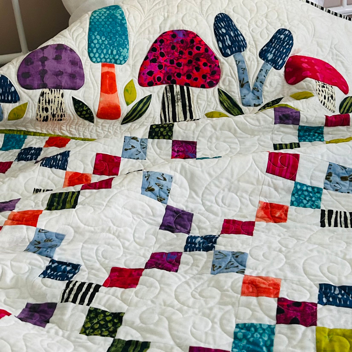 Toadstool Lane Quilt Kit – The Cloth Shop